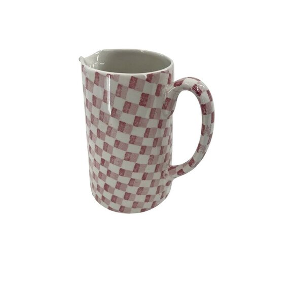 Burleigh Staffordshire‎ Ironstone Chequers Checked Pitcher Jug 5.5" Tall *RARE* - Picture 8 of 8
